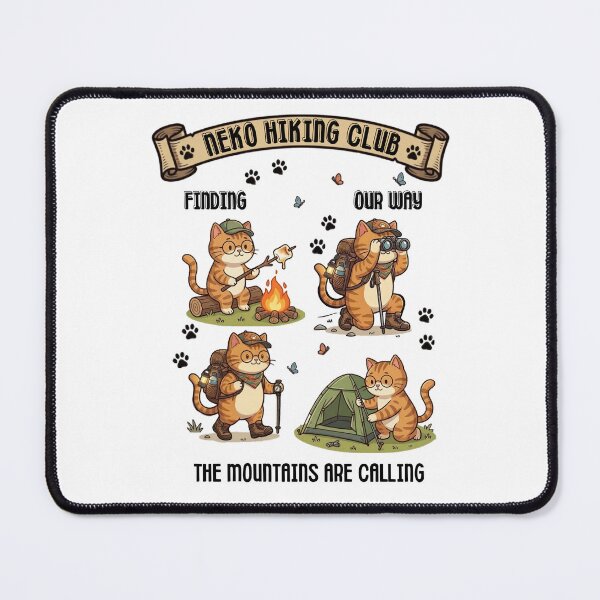Item preview, Neko Hiking Club -  Adventure Edition Cat Outdoor Adventure designed and sold by tnwbank.