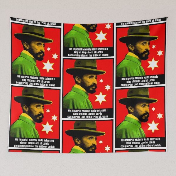 Item preview, Haile Selassie King Lion designed and sold by rastaseed.