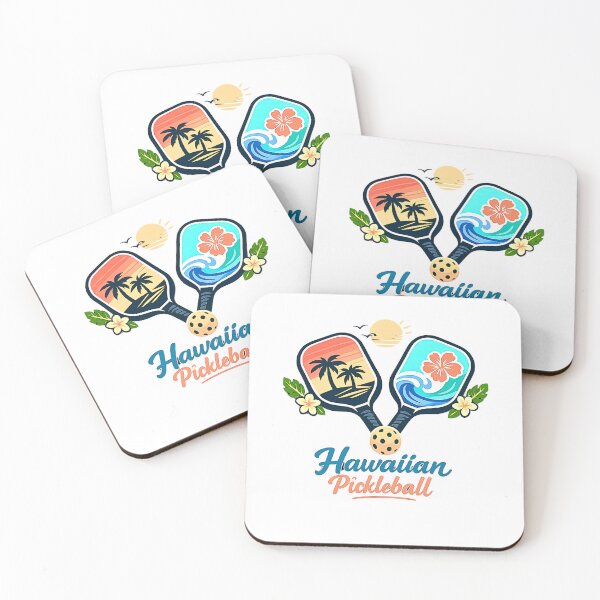 Item preview, Pickleball Hawaii Tropical Paddle Aloha Sports designed and sold by FANTASYoDarknes.