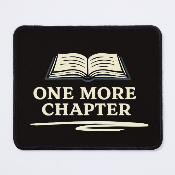 Item preview, One More Chapter – Minimalist Book Lover Reading Design designed and sold by Tadeusz1.