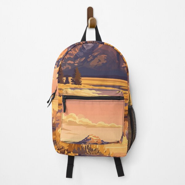 Item preview, Grand Teton National Park USA Travel Vintage designed and sold by RareDeerArt.