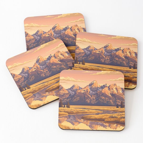 Item preview, Grand Teton National Park USA Travel Vintage designed and sold by RareDeerArt.
