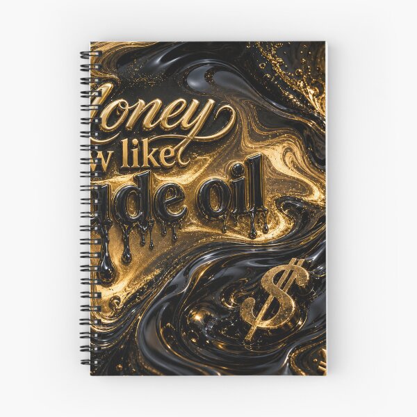 Item preview, Dinero del petróleo designed and sold by Odly Enough Arts.