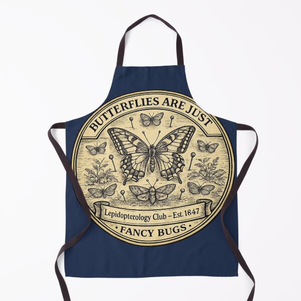 Item preview, Butterflies Are Just Fancy Bugs Lepidopterology Club designed and sold by CalmCapy Co.