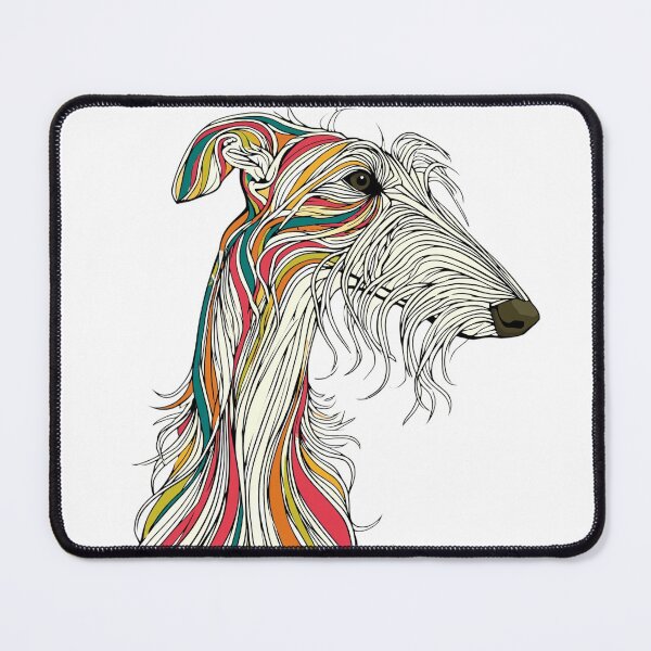 Item preview, Scottish colorful deerhound designed and sold by aghnadarragh.