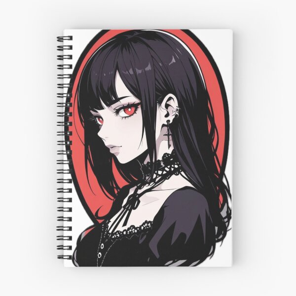 Item preview, Gothic Manga Girl Black Hair Anime Artwork designed and sold by AnimDream .