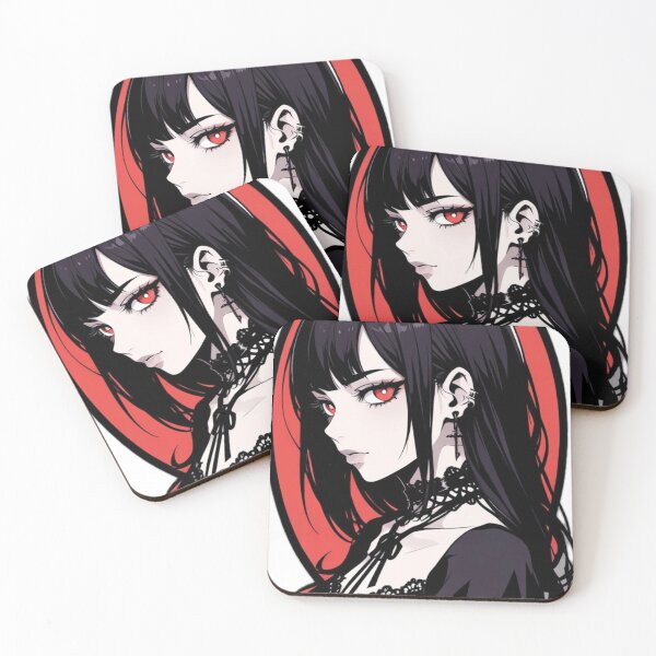 Item preview, Gothic Manga Girl Black Hair Anime Artwork designed and sold by AnimDream .