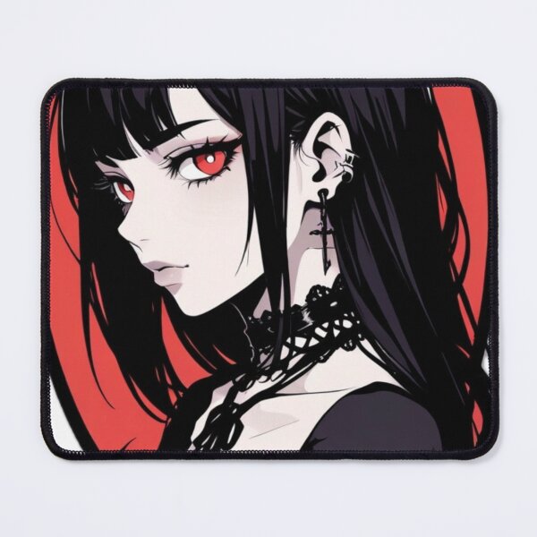 Item preview, Gothic Manga Girl Black Hair Anime Artwork designed and sold by AnimDream .
