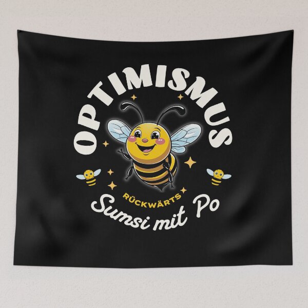 Item preview, Optimism Sumsi Po Bee Funny Word Game Humour designed and sold by FreshPixelArt.