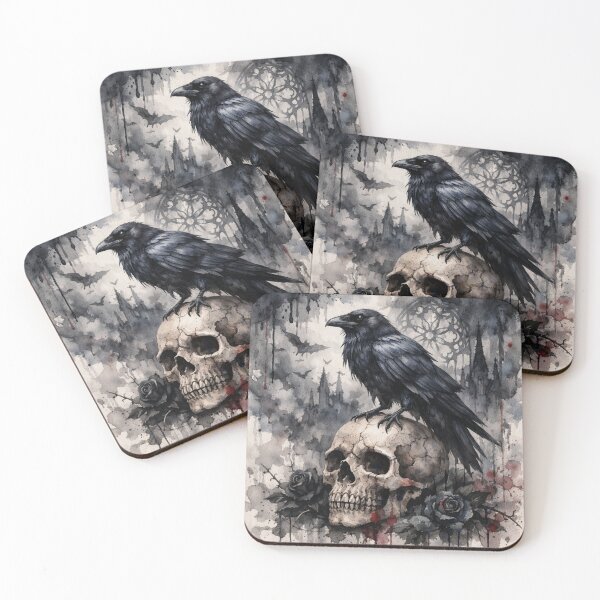 Item preview, the raven's skull designed and sold by ReachNoble.