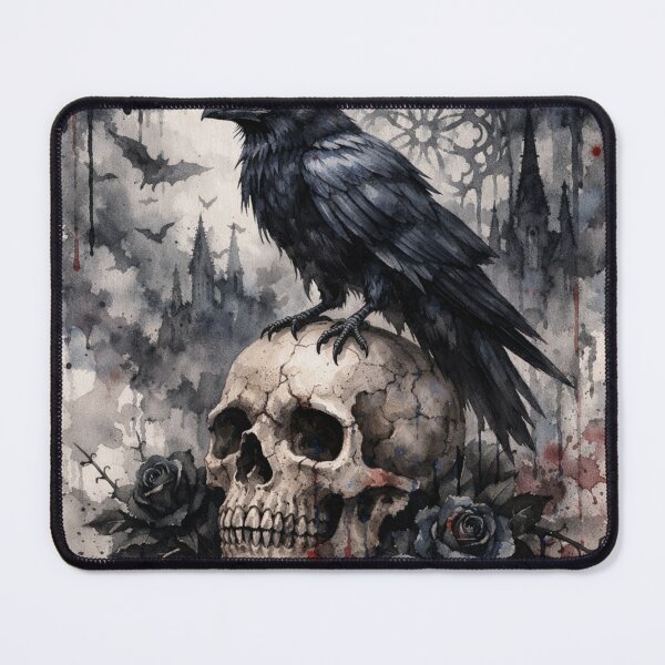 Item preview, the raven's skull designed and sold by ReachNoble.