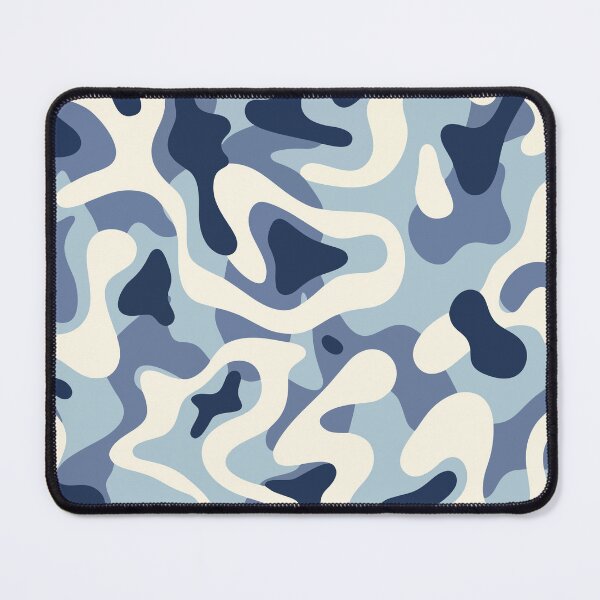 Item preview, Blue Camouflage Pattern Seamless Camo Vintage Army Blue Graphic designed and sold by WormJ.