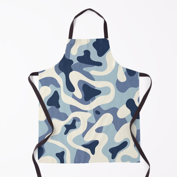 Item preview, Blue Camouflage Pattern Seamless Camo Vintage Army Blue Graphic designed and sold by WormJ.