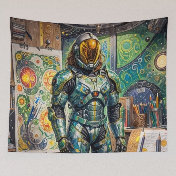 Item preview, Cyberpunk Astronaut – Built to Remember designed and sold by Yelter.