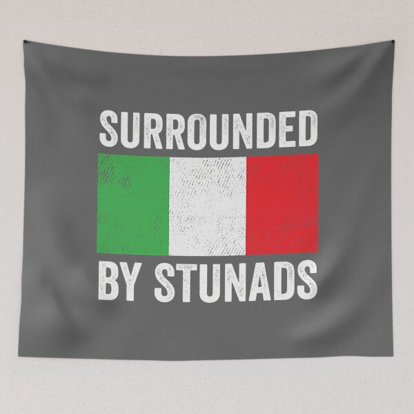 Item preview, Mens Funny Italian Gifts Surrounded By Stunads Italian Sayings Performance designed and sold by KristineLi.