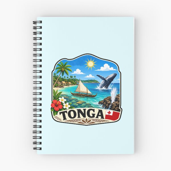Item preview, Tonga - Tropical Lagoon & Whale designed and sold by Myra365Art.