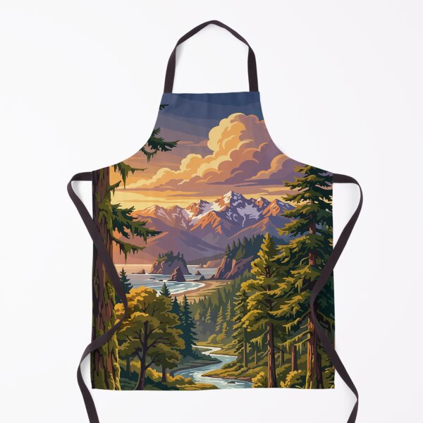 Item preview, Olympic National Park USA Travel Vintage designed and sold by RareDeerArt.