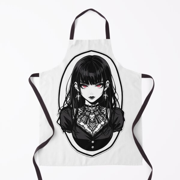 Item preview, Elegant Gothic Anime Portrait Dark Aesthetic Art designed and sold by AnimDream .