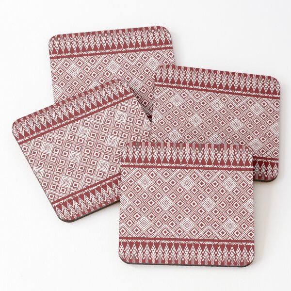 Item preview, Ikat and Thai-inspired textile pattern featuring geometric designed and sold by Line-Aura.