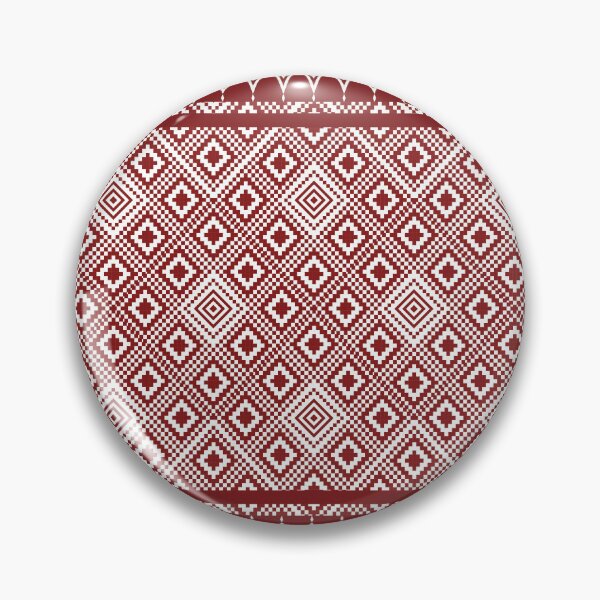 Item preview, Ikat and Thai-inspired textile pattern featuring geometric designed and sold by Line-Aura.