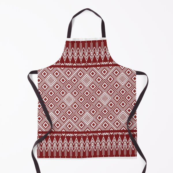 Item preview, Ikat and Thai-inspired textile pattern featuring geometric designed and sold by Line-Aura.