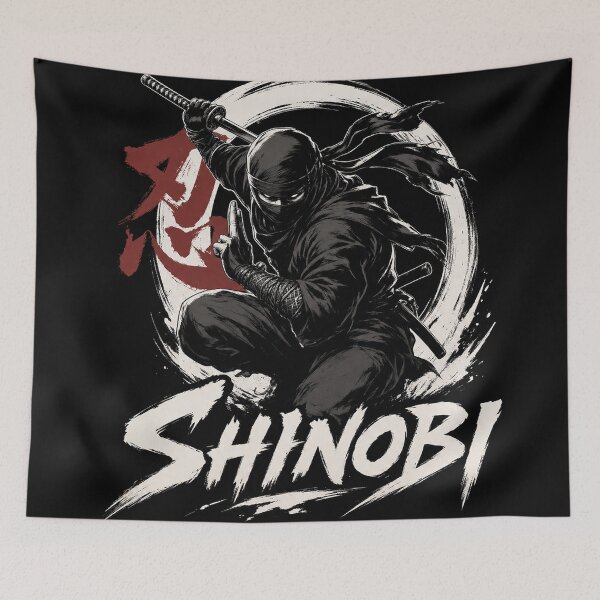 Item preview, Cool Ninja and Logo designed and sold by whiteblackcat.
