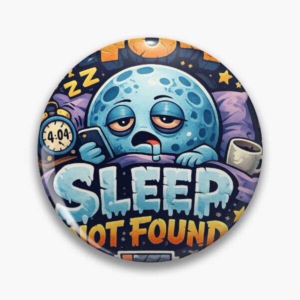 Item preview, 404 Sleep Not Found Sticker designed and sold by CGWebsolutions.