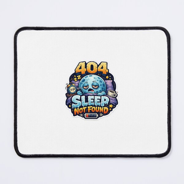 Item preview, 404 Sleep Not Found Sticker designed and sold by CGWebsolutions.