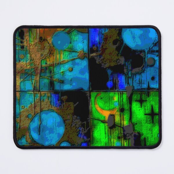 Item preview, cosmic noise dark blend turbulent colorful geometric abstract design designed and sold by SmashingDeals.