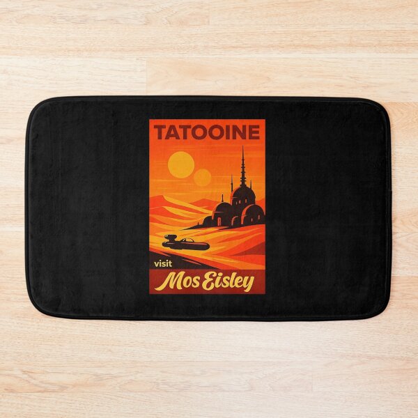 Item preview, Visit Mos Eisley Tatooine Retro Sci Fi Travel Poster designed and sold by Ekonolotie.
