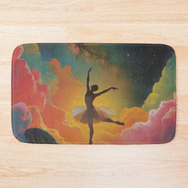 Item preview, Ballerina dances in a colorful, surreal cosmos designed and sold by Mauswohn.