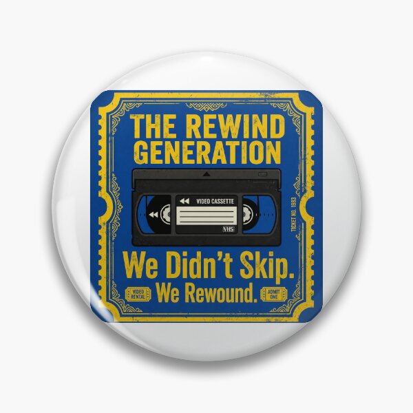 Item preview, The Rewind Generation - We Didn't Skip. We Rewound. VHS Retro Nostalgia Design designed and sold by WisdomInColor.