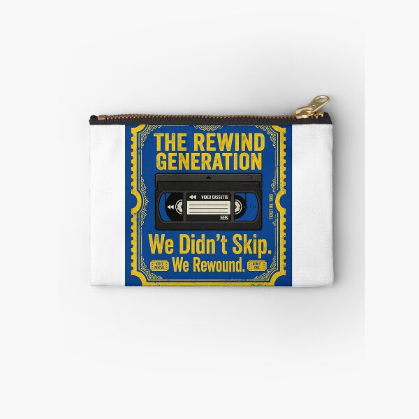 Item preview, The Rewind Generation - We Didn't Skip. We Rewound. VHS Retro Nostalgia Design designed and sold by WisdomInColor.