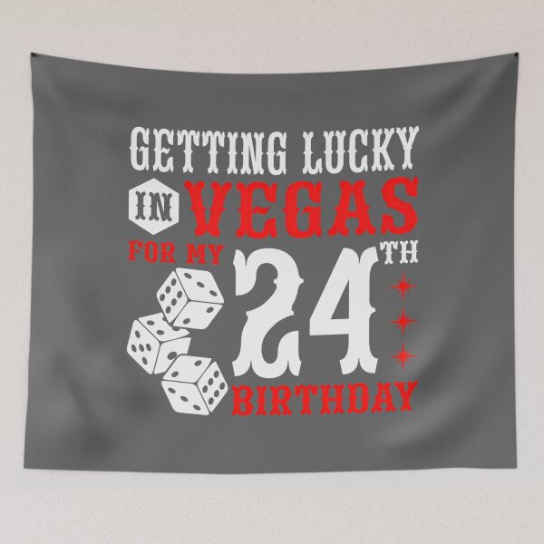 Item preview, Mens Getting Lucky in Las Vegas 24th Birthday Performance designed and sold by KristineLi.