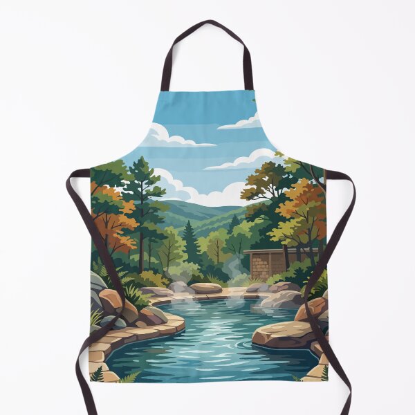 Item preview, Hot Springs National Park USA Travel Vintage designed and sold by RareDeerArt.