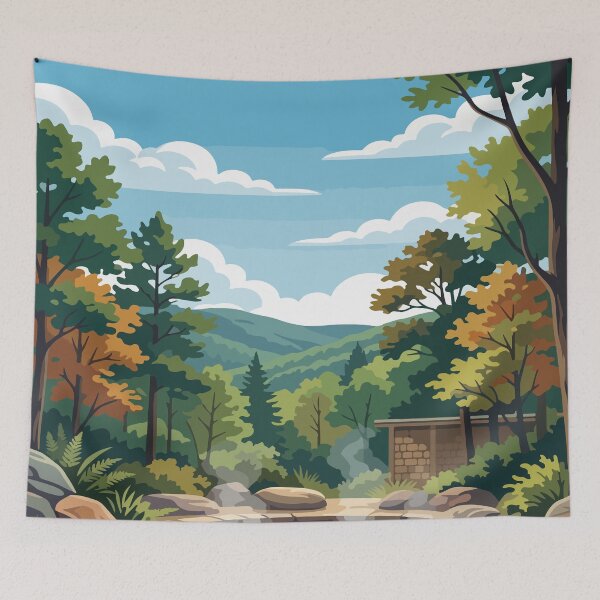 Item preview, Hot Springs National Park USA Travel Vintage designed and sold by RareDeerArt.