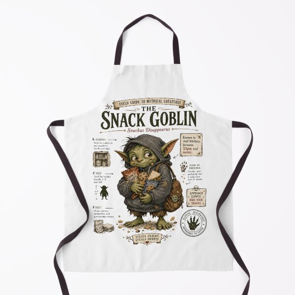 Item preview, Funny Snack Goblin Field Guide T-Shirt designed and sold by AndreBarnard.