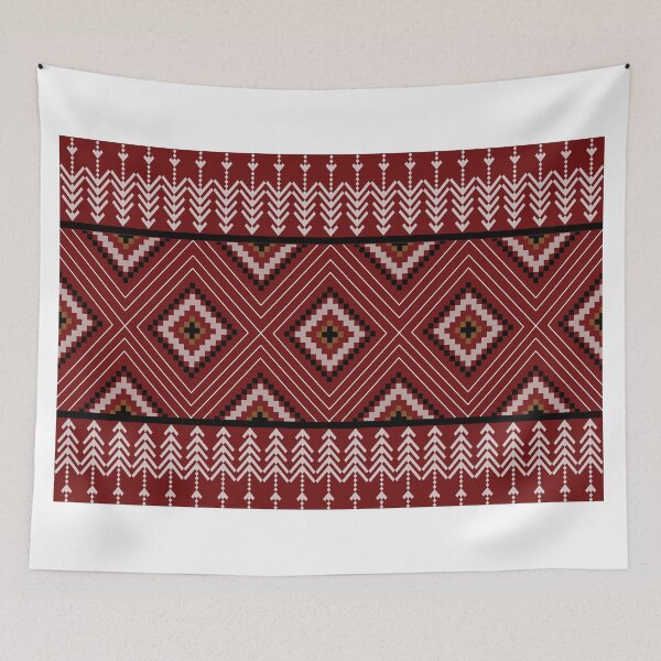 Item preview, ikat pattern, thai pattern designed and sold by Line-Aura.