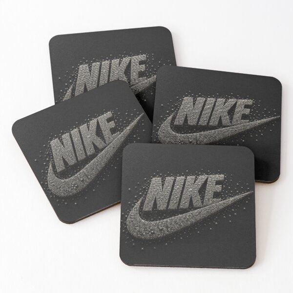 Item preview, NIKE 3D Micro-Mosaic Graphite Black – Contemporary Wall Sculpture designed and sold by JcAbstractArt.