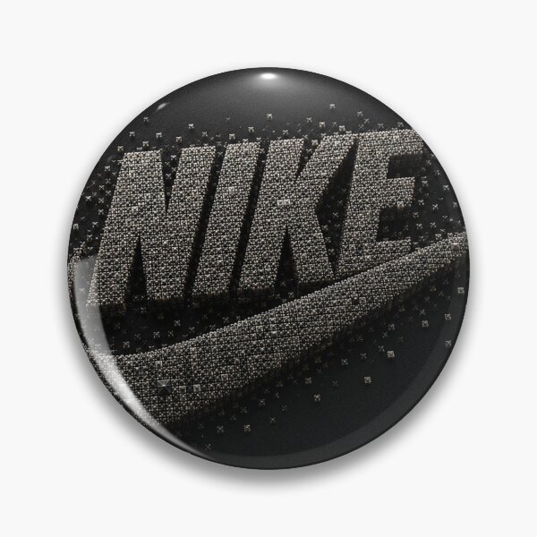 Item preview, NIKE 3D Micro-Mosaic Graphite Black – Contemporary Wall Sculpture designed and sold by JcAbstractArt.