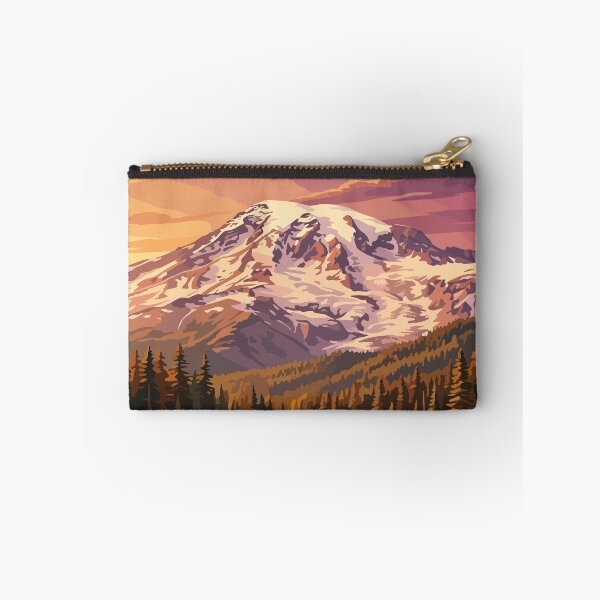 Item preview, Mount Rainier National Park USA Travel Vintage designed and sold by RareDeerArt.