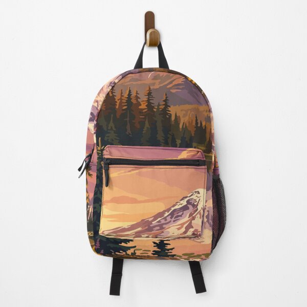 Item preview, Mount Rainier National Park USA Travel Vintage designed and sold by RareDeerArt.