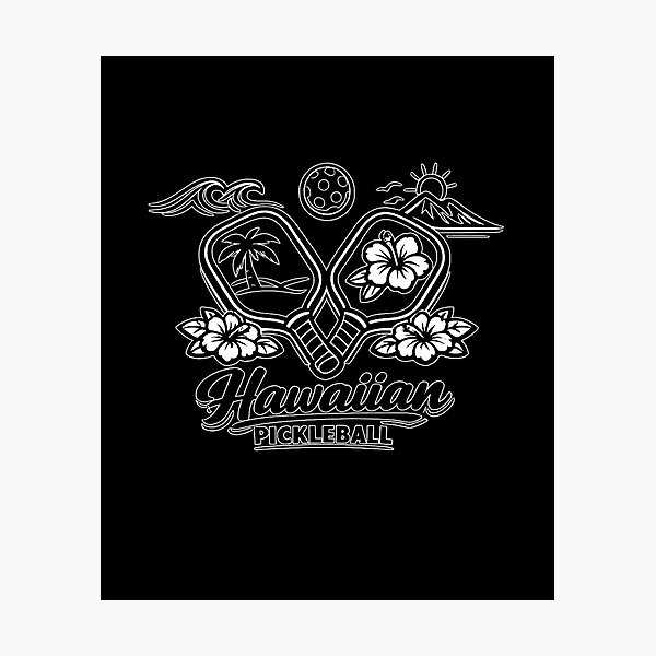 Item preview, Pickleball Hawaii Tropical Paddle Aloha Sports designed and sold by FANTASYoDarknes.