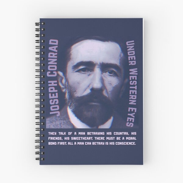 Item preview, Joseph Conrad quote: They talk of a man betraying his country, his friends, his sweetheart. There must be a moral bond first. All a man can betray is his conscience. designed and sold by artbleed.