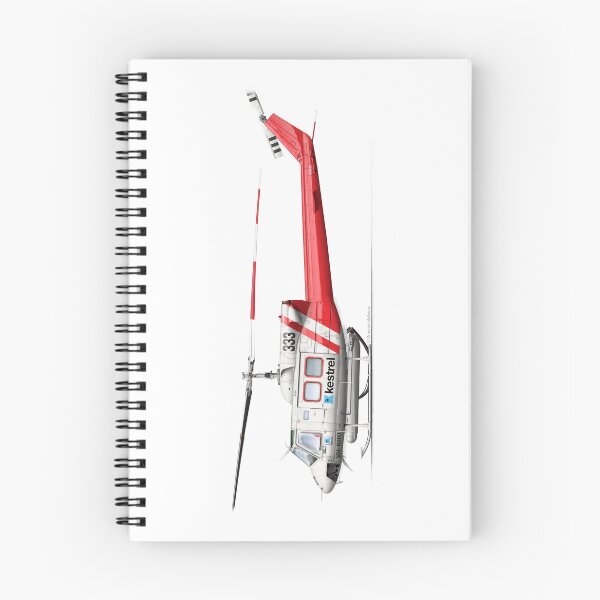Item preview, BELL 212 VH-KHO KESTREL 333 designed and sold by Grubby Fingers Aircraft Illustration.