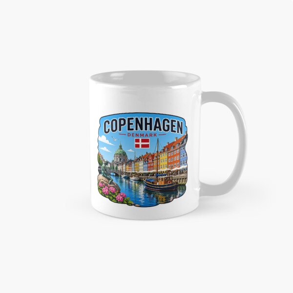 Item preview, Copenhagen, Denmark - Nyhavn Waterfront designed and sold by Myra365Art.