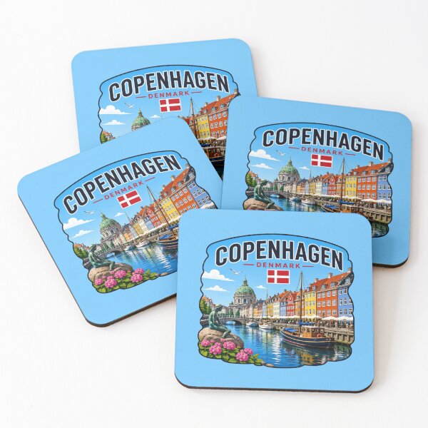 Item preview, Copenhagen, Denmark - Nyhavn Waterfront designed and sold by Myra365Art.