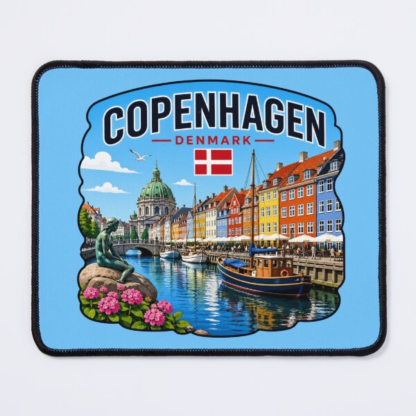 Item preview, Copenhagen, Denmark - Nyhavn Waterfront designed and sold by Myra365Art.