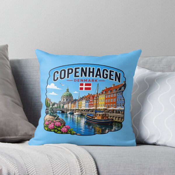 Item preview, Copenhagen, Denmark - Nyhavn Waterfront designed and sold by Myra365Art.