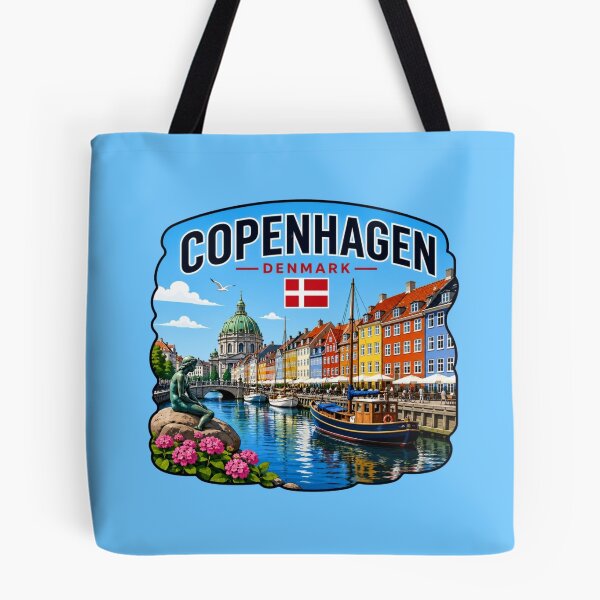 Item preview, Copenhagen, Denmark - Nyhavn Waterfront designed and sold by Myra365Art.